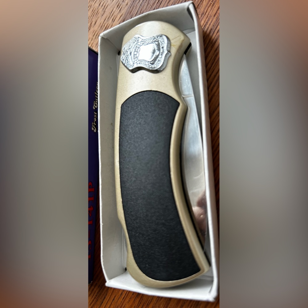 Frost Cutlery Stainless Steel Police logo Knife